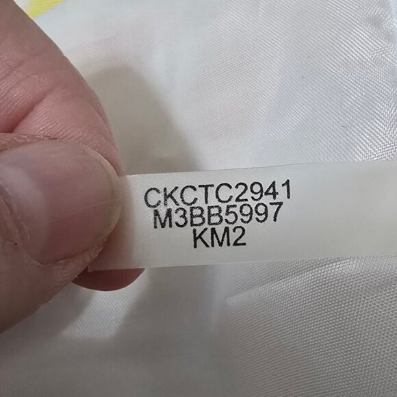 Calvin Klein NWT Sleeveless Abstract Linen Blend Sheath Dress Sz 8 - Picture 13 of 13